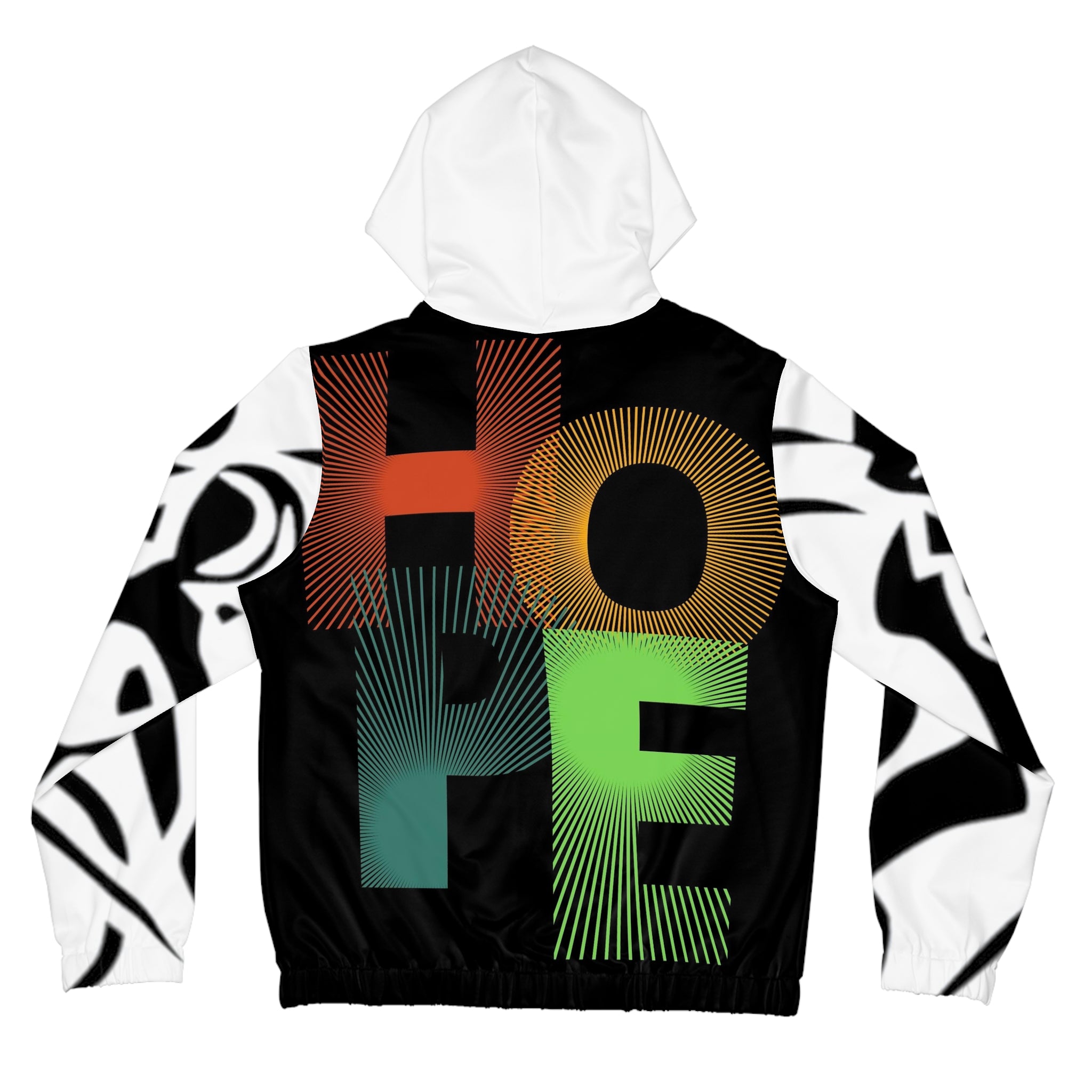 Women’s Full-Zip HIP HOP ART Hoodie (AOP)