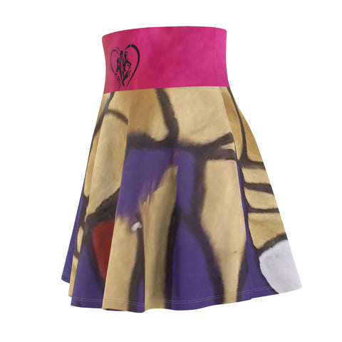 Women's HIP HOP ART Skater Skirt (AOP)