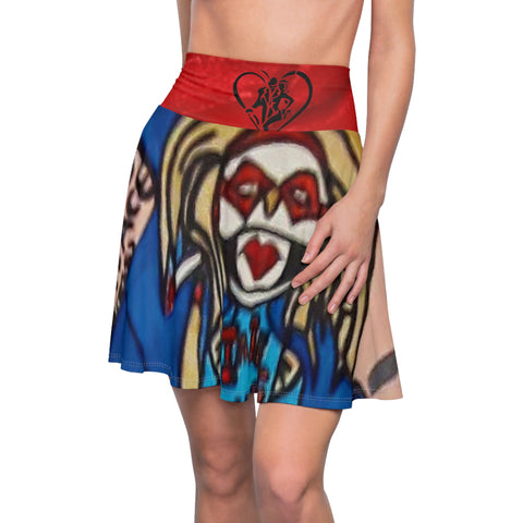 Women's  HIP HOP ART Skater Skirt (AOP)