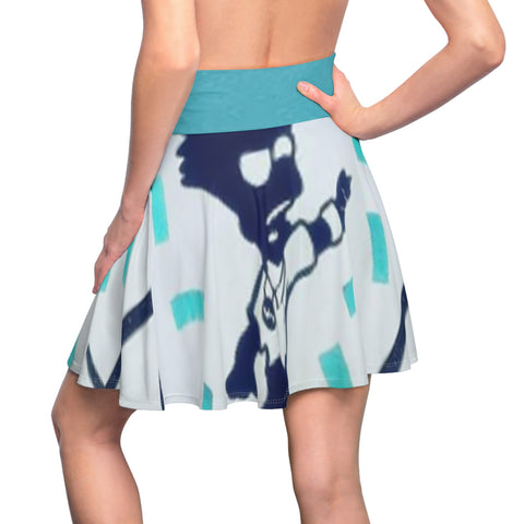 Women's  HIP HOP ART Skater Skirt (AOP)
