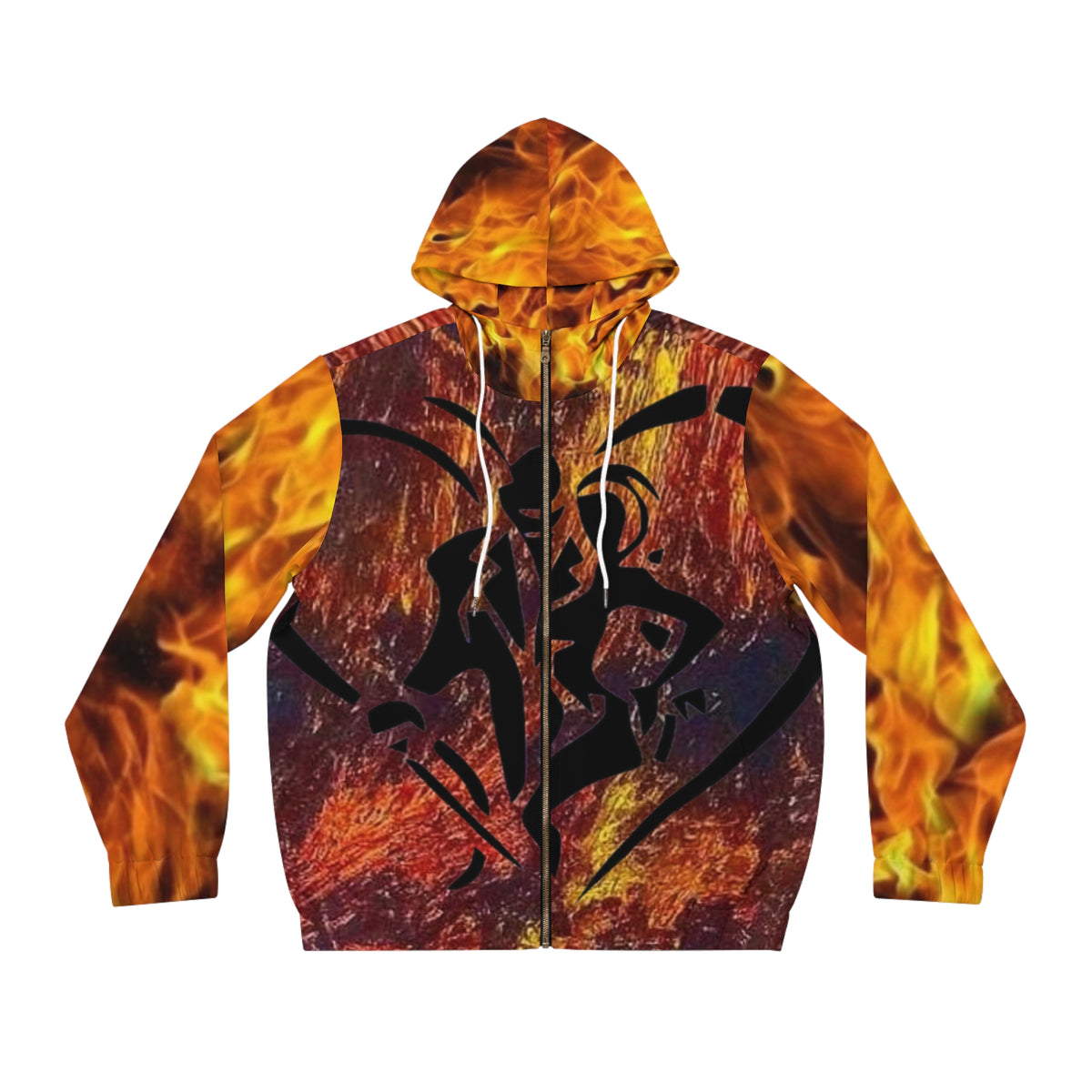 Men's Full-Zip  HIP HOP ART  Hoodie (AOP)