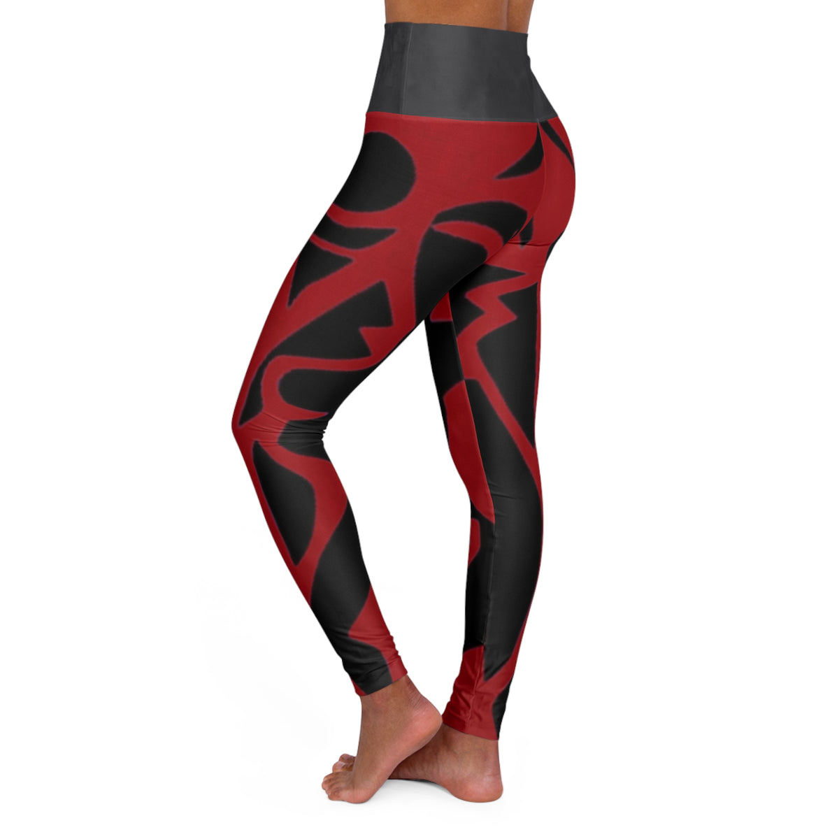 High Waisted  HIP HOP ART Yoga Leggings (AOP)