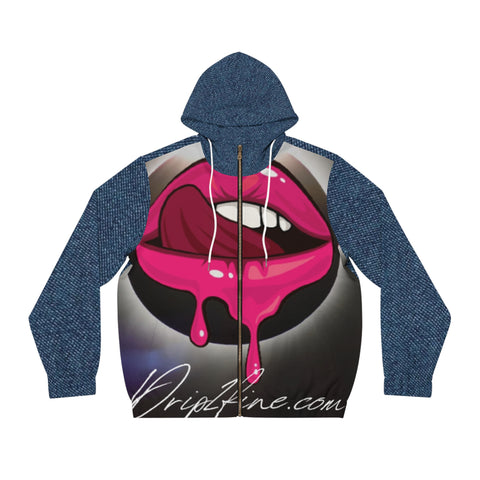 Men's Full-Zip  HIP HOP ART Hoodie (AOP)