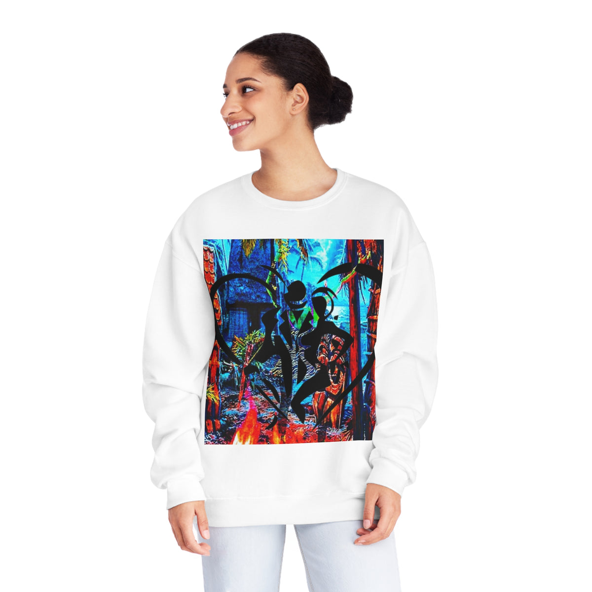 Unisex NuBlend®  HIP HOP ART Crewneck Sweatshirt