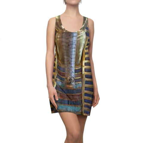 Women's Cut & Sew  HIP HOP ART Racerback Dress (AOP)