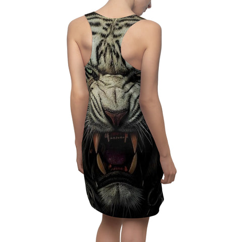 Women's Cut & Sew  HIP HOP ART Racerback Dress (AOP)
