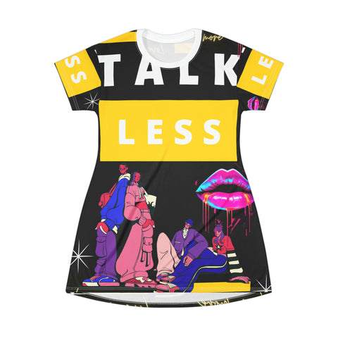 HIP HOP ART T-Shirt Dress (AOP)