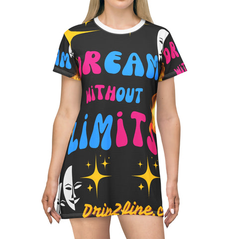 HIP HOP ART T-Shirt Dress (AOP)