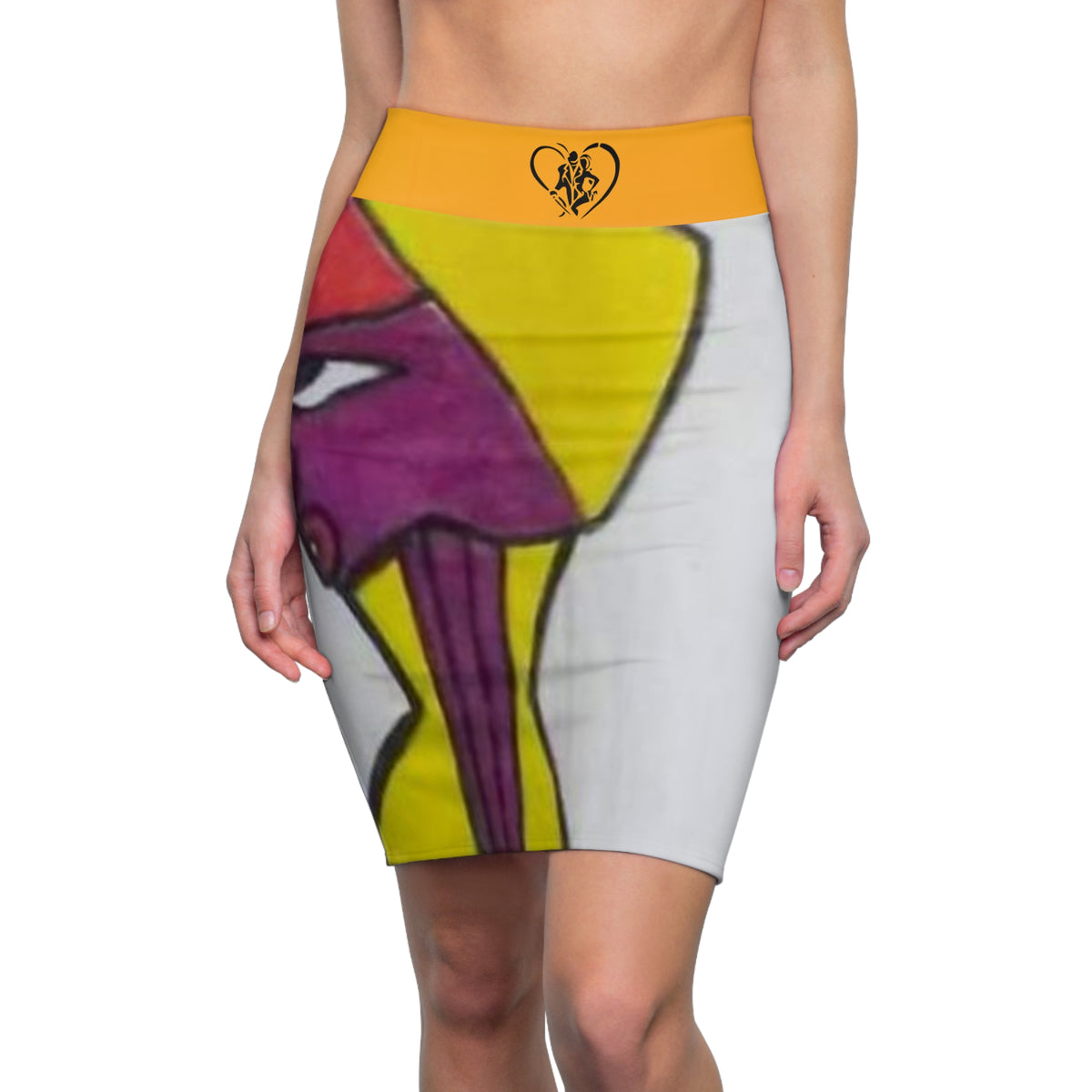 Women's  HIP HOP ART Pencil Skirt (AOP)