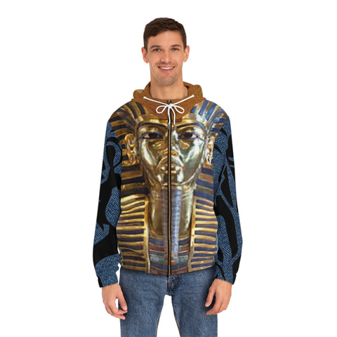 Men's Full-Zip  HIP HOP ART Hoodie (AOP)