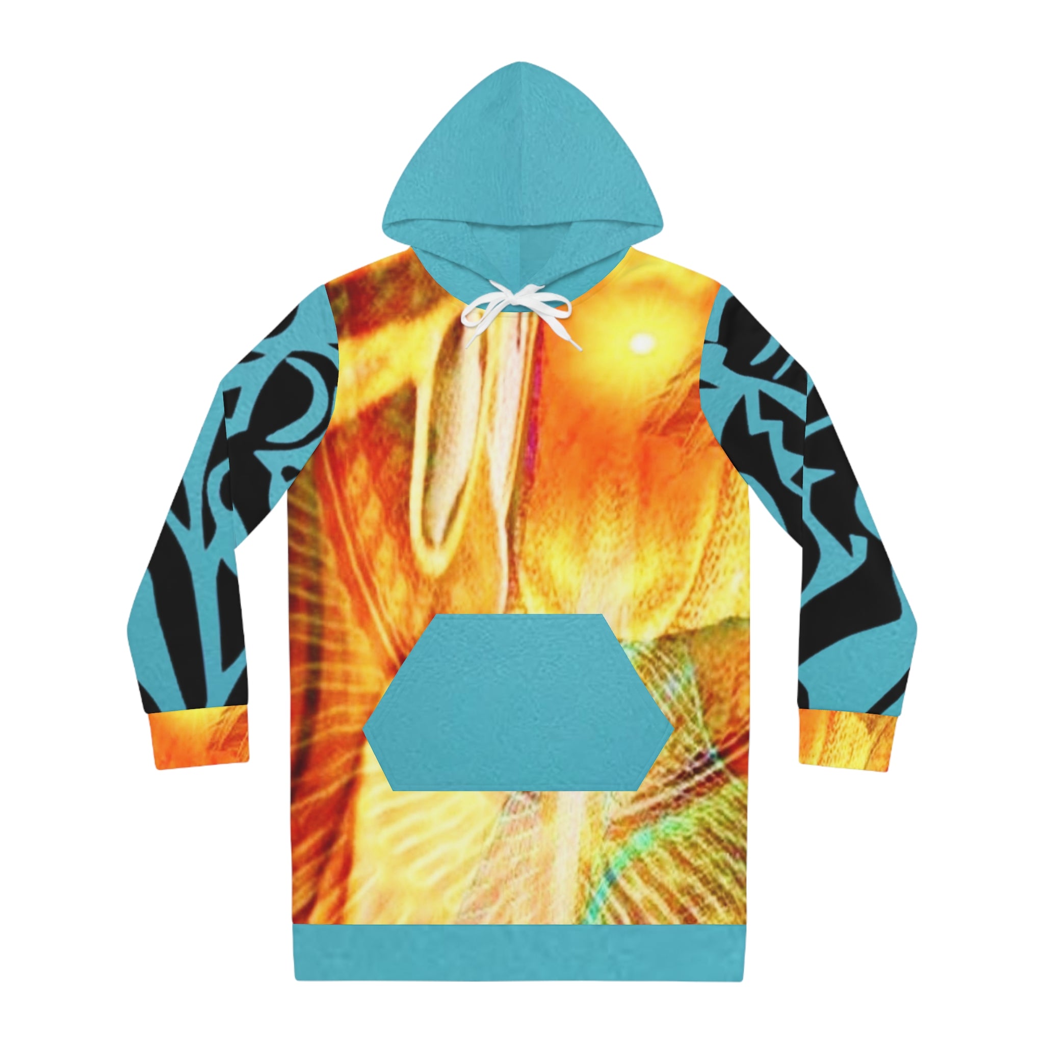 Women's HIP HOP ART Hoodie Dress (AOP)