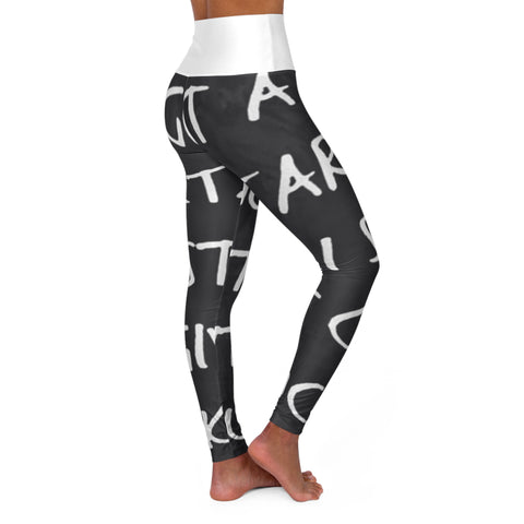 High Waisted HIP HOP ART Yoga Leggings (AOP)