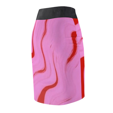 Women's HIP HOP ART  Pencil Skirt (AOP)
