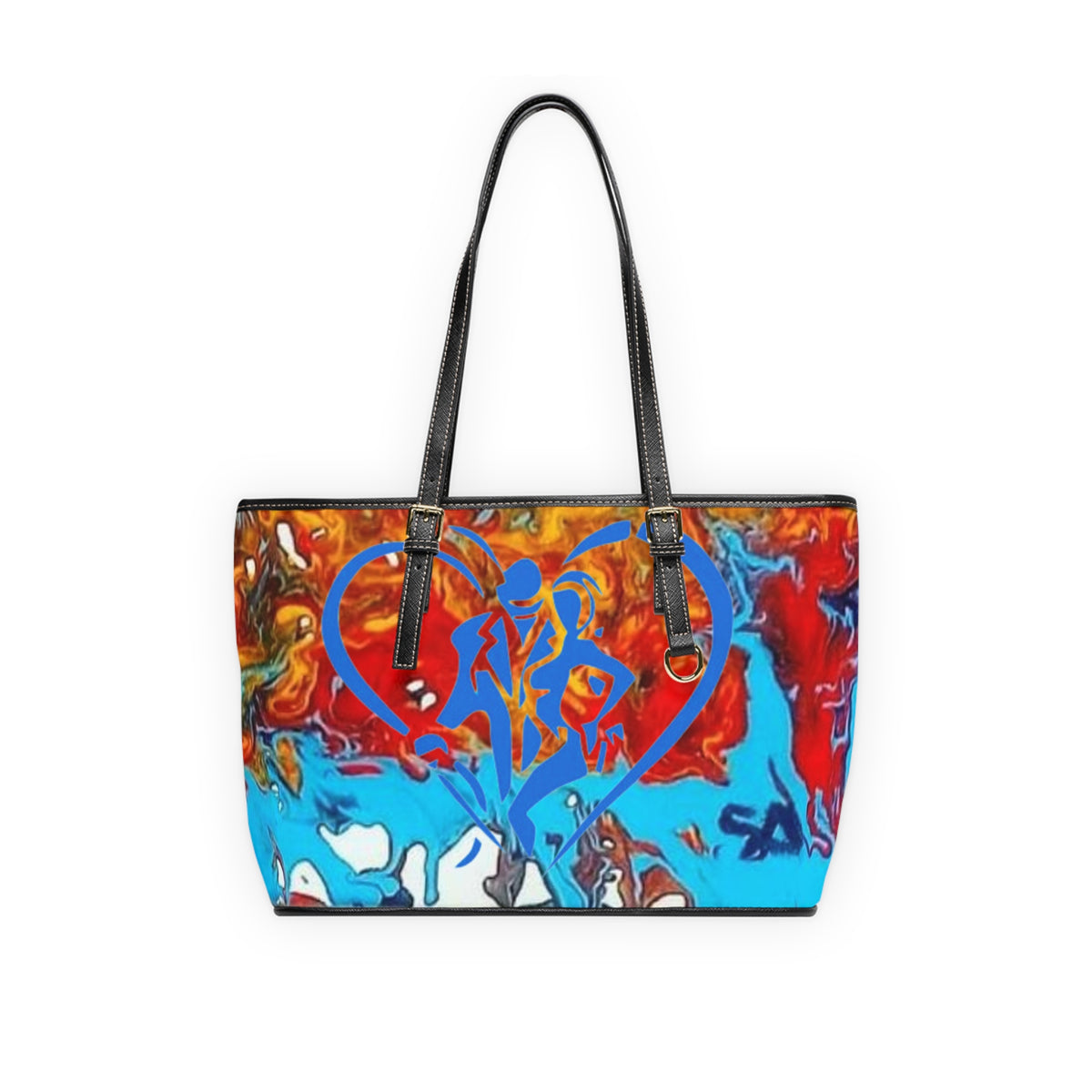 PU Leather  HIP HOP ART  Shoulder Bag