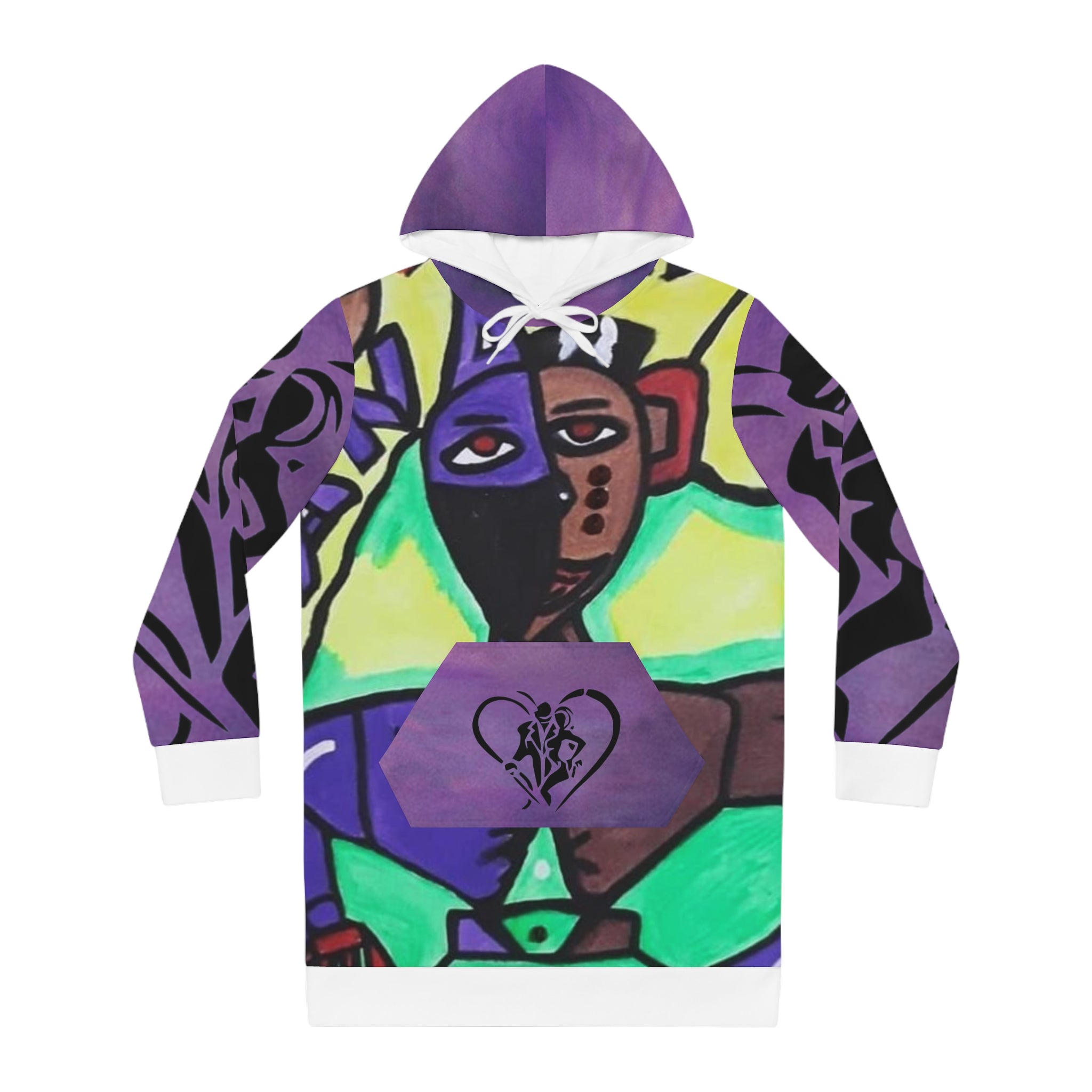 Women's HIP HOP ART Hoodie Dress (AOP)