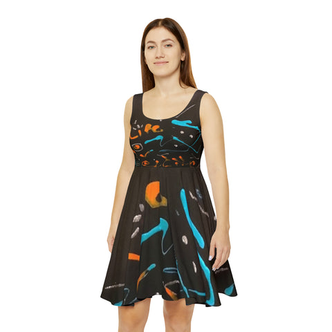 Women's HIP HOP ART Skater Dress (AOP)