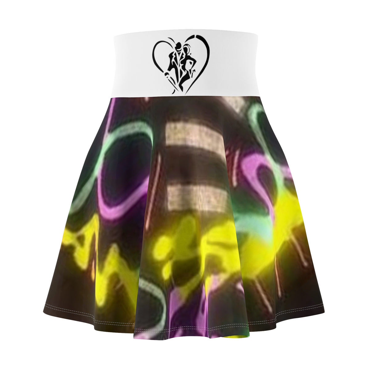 Women's  HIP HOP ART Skater Skirt (AOP)
