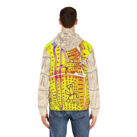 Men's Full-Zip  HIP HOP ART Hoodie (AOP)