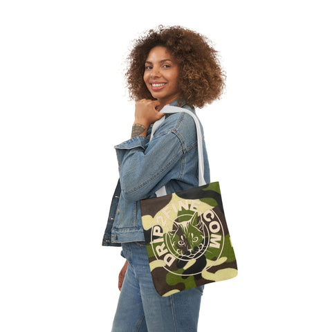 Polyester Canvas  HIP HOP ART Tote Bag (AOP)