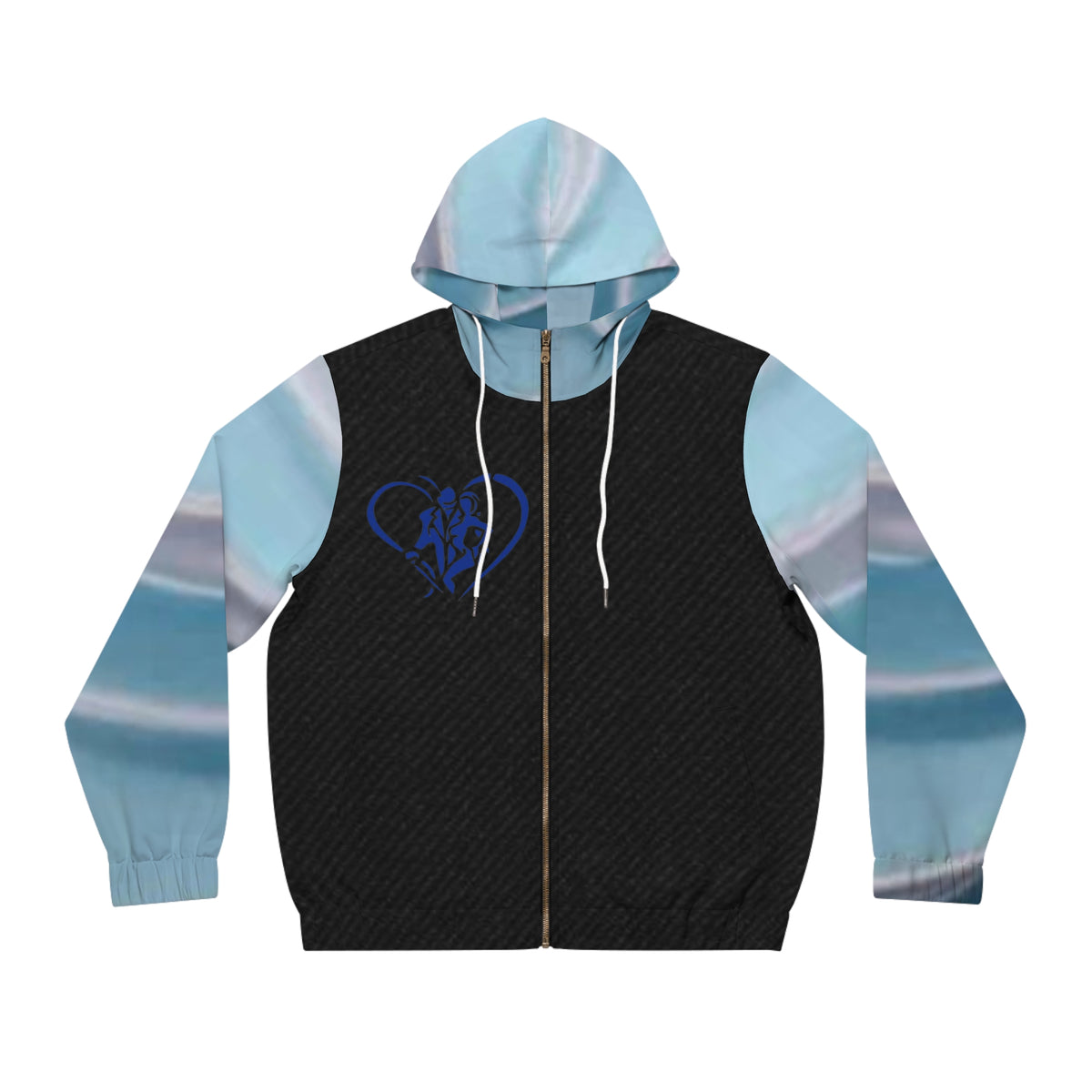 Men's Full-Zip  HIP HOP ART Hoodie (AOP)