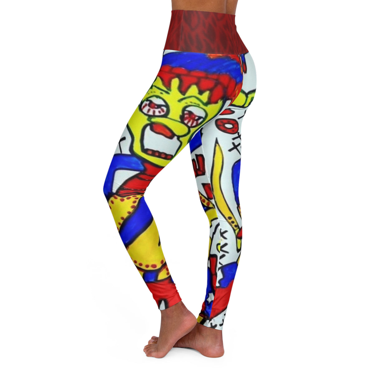 High Waisted  HIP HOP ART Yoga Leggings (AOP)