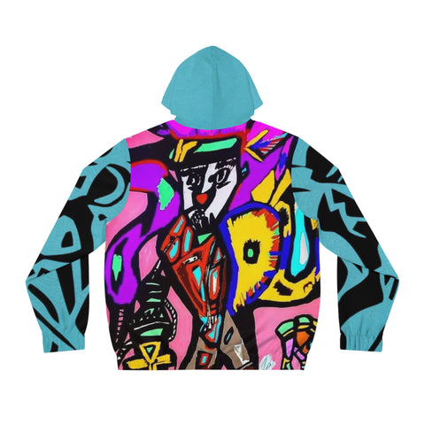 Men's Full-Zip HIP HOP ART Hoodie (AOP)