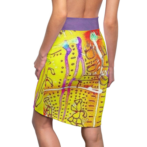 Women's HIP HOP ART Pencil Skirt (AOP)