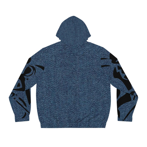 Men's Full-Zip HIP HOP ART Hoodie (AOP)