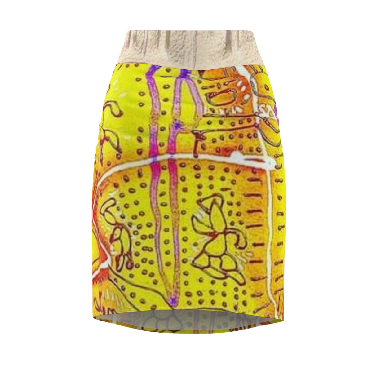 Women's HIP HOP ART Pencil Skirt (AOP)