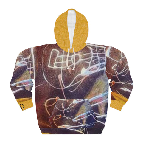 Unisex  HIP HOP ART Pullover Hoodie (AOP)