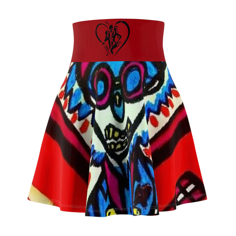 Women's  HIP HOP ART Skater Skirt (AOP)