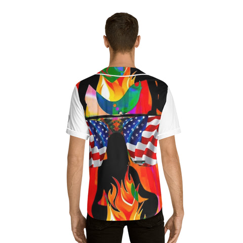 Men's HIP HOP ART Baseball Jersey (AOP)