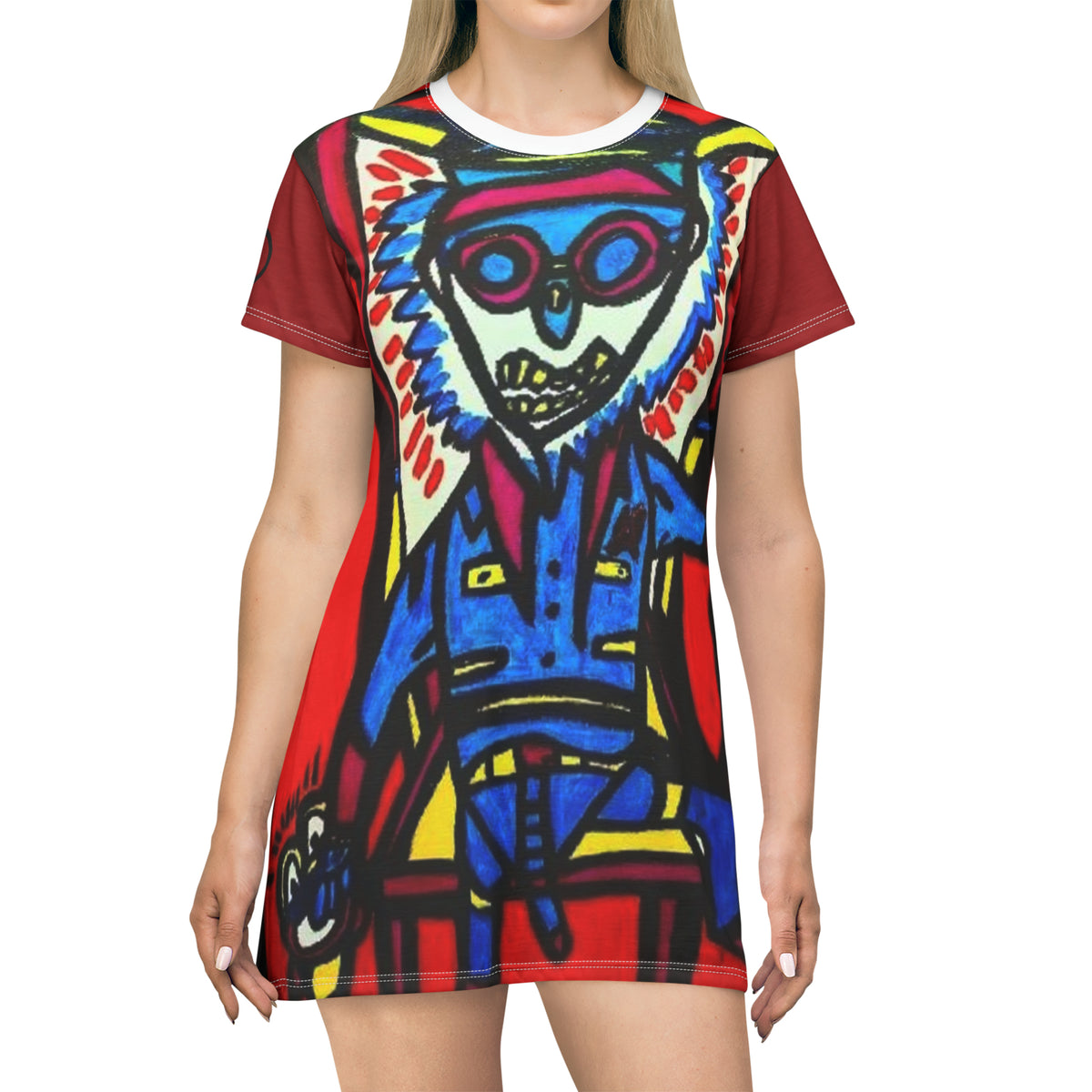 HIP HOP ART  T-Shirt Dress (AOP)