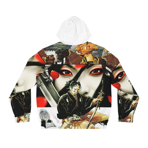 Men's Full-Zip  HIP HOP ART Hoodie (AOP)